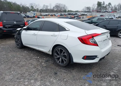 2019 Honda Civic Sport z USA, uszkodzony, nr VIN 2HGFC2F8XKH559758